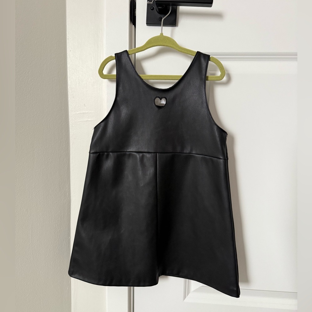 Zara girls leather dress